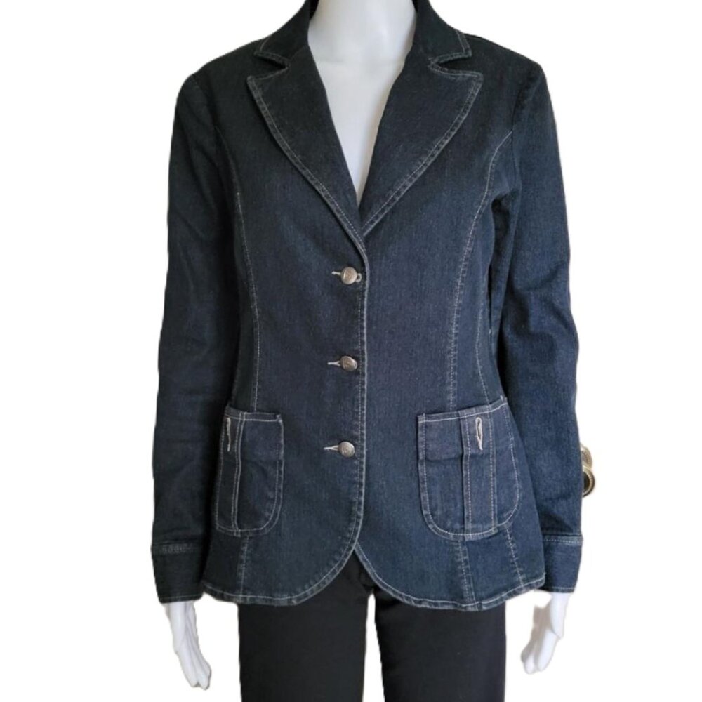 Small Tailored Denim Blazer by Jockey